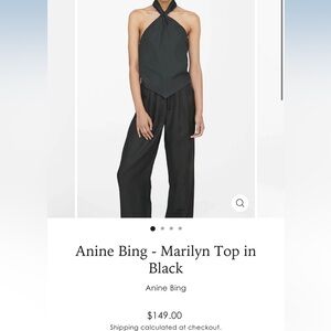 Anine Bing - Marilyn Top in Black